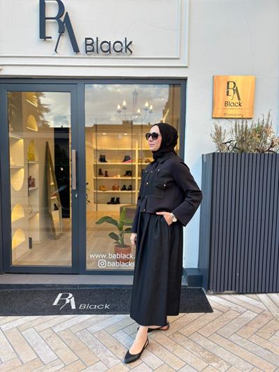 TD4618 Amira Kadın Takım Siyah