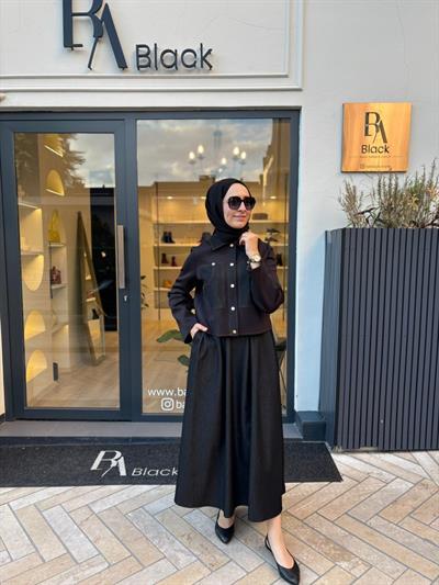 TD4618 Amira Kadın Takım Siyah