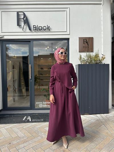 TD4681 Jave Kadın Elbise Bordo
