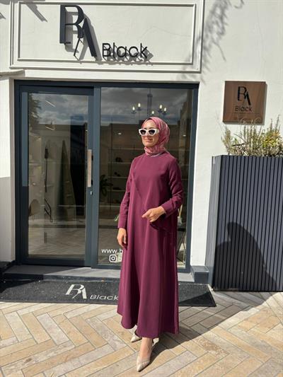 TD4681 Jave Kadın Elbise Bordo
