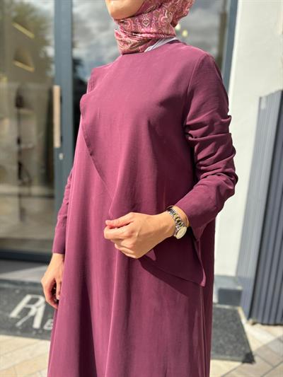 TD4681 Jave Kadın Elbise Bordo