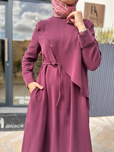 TD4681 Jave Kadın Elbise Bordo
