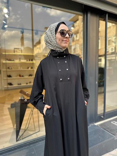 TD4737 Stela Kadın Elbise Siyah