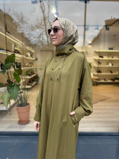 TD4737 Stela Kadın Elbise Yeşil