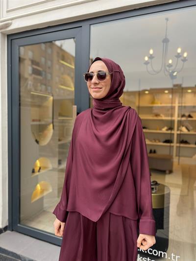 TD4768 Aresa Kadın Takım Bordo