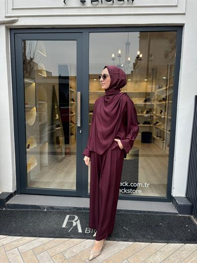 TD4768 Aresa Kadın Takım Bordo