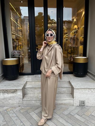 TD4768 Aresa Kadın Takım Camel