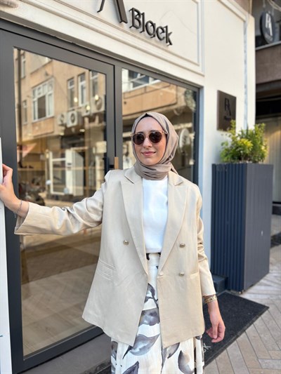 TD5012 Diva Kadın Ceket Vanilya