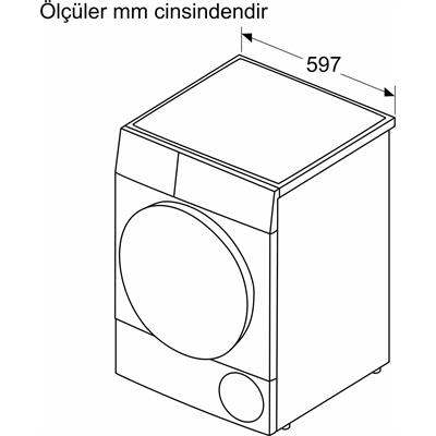 Profilo KM961RCTR 9 kg Çamaşır Kurutma Makinesi