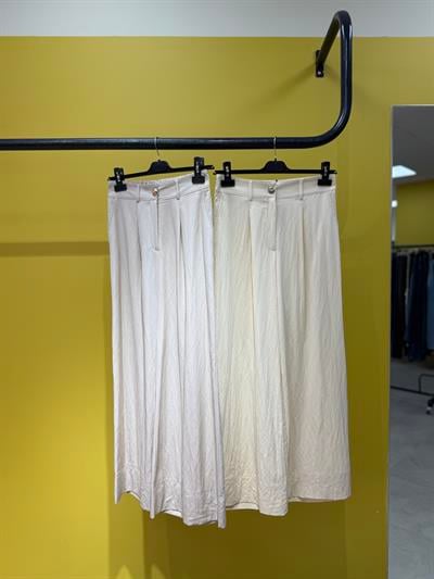 Abelia Kısa Geniş Paça Pantolon