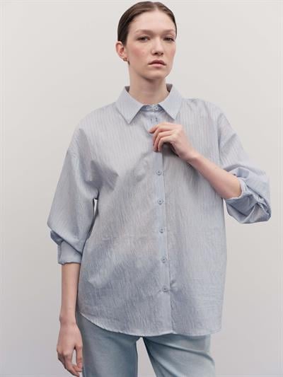 MAYLİ ÇİZGİLİ GÖMLEK