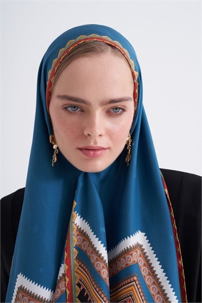 Mixed Anatolia Twill İpek Şal