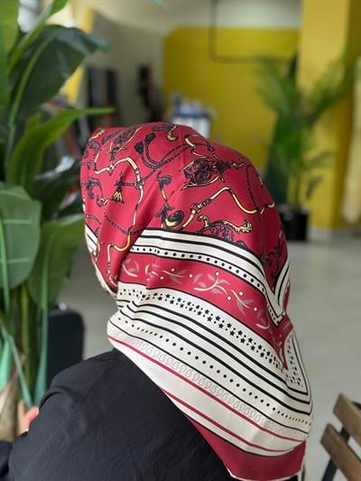 Sunny Twill Eşarp-Bordo