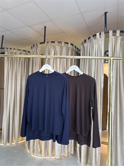 Vatkalı Dökümlü Rayon Bluz
