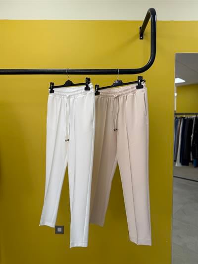 Yandan Cepli Bağcıklı Pantolon 