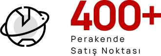 400+ Perakende Satış Noktası