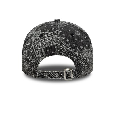 60771827- Washed Paısley 920 Neyyan  Blk Hat
