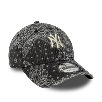 60771827- Washed Paısley 920 Neyyan  Blk Hat
