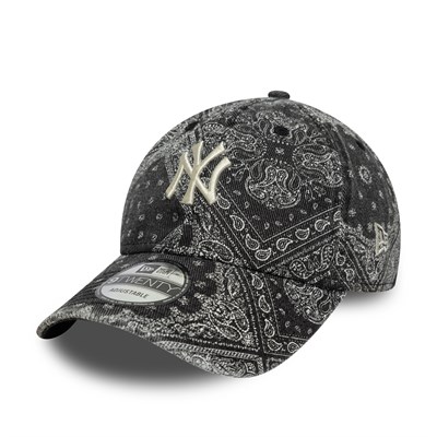 60771827- Washed Paısley 920 Neyyan  Blk Hat