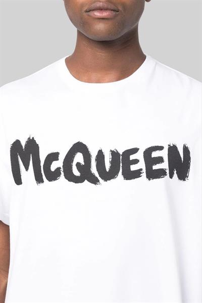 Alexander McQueen T-Shirt Beyaz