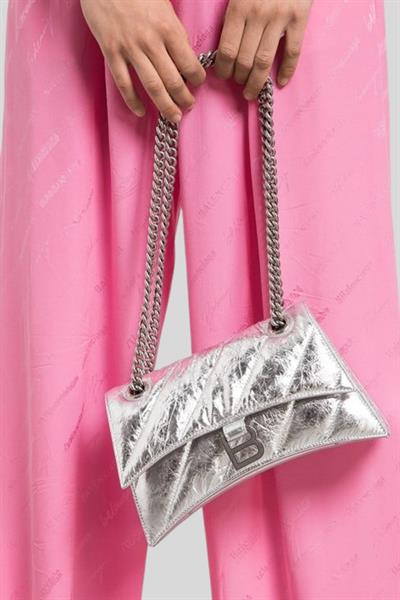 Balenciaga Kadın Omuz Çantası Gri