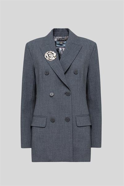 Blugirl Kadın Blazer Ceket Gri