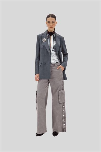 Blugirl Kadın Blazer Ceket Gri