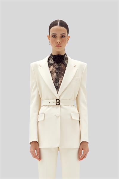 Blugirl Kadın Blazer Ceket Krem