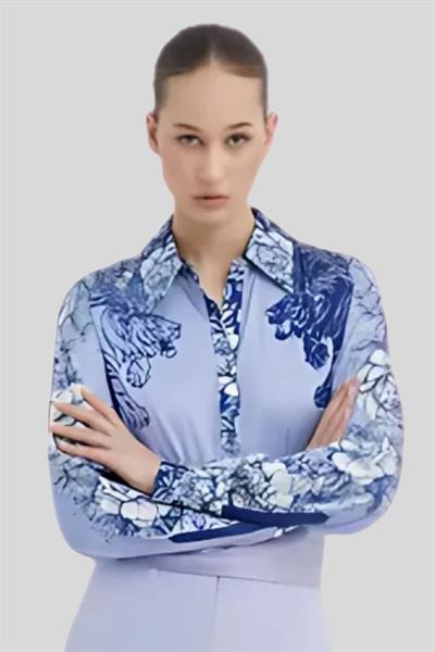 Blugirl Kadın Bluz INK ROSES