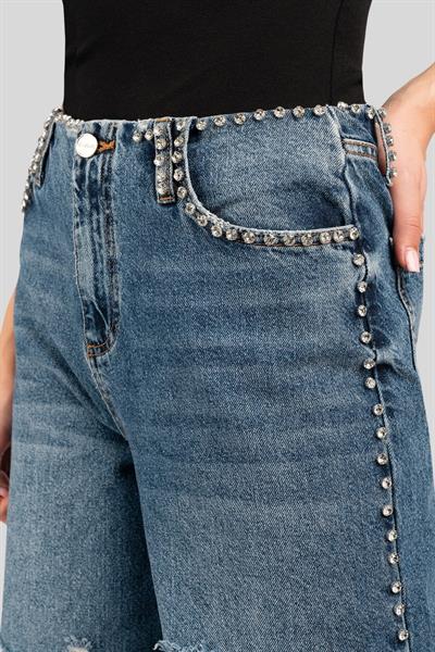 Blugirl Kadın Jean Pantalon Mavi