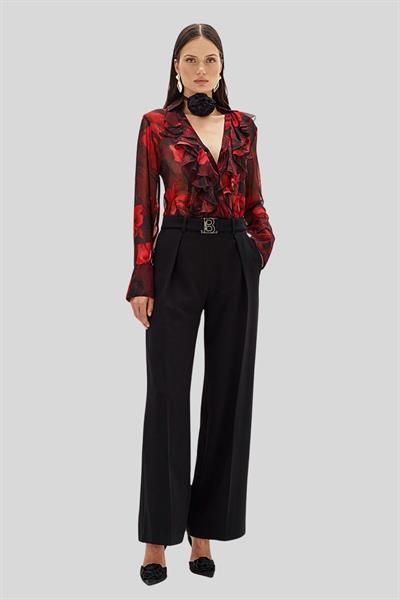 Blugirl Kadın Kumaş Pantalon Siyah