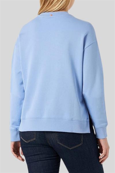 Boss Baskılı Regular Fit Kadın Sweatshirt Mavi 472