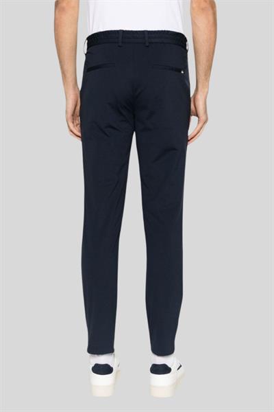 Boss Belden Bağlamalı Streç Jarseden Slim Fit Erkek Pantolon Lacivert 404