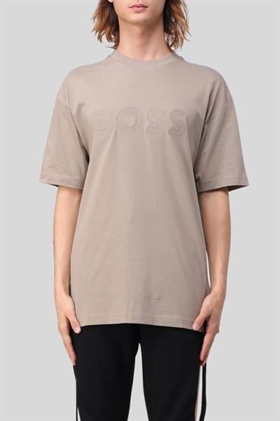 Boss Bisiklet Yaka Erkek T-Shirt Yeşil