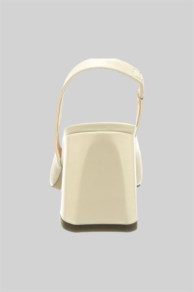 Boss Charlotte Sling Kadın Topuklu Ayakkabı Beyaz