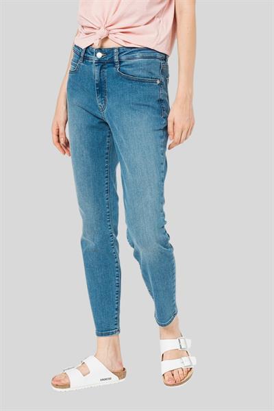 Boss Dar Kesim Kadın Jean Pantolon Mavi 433