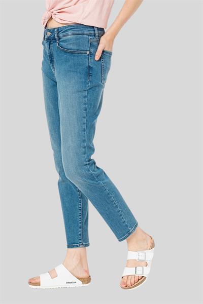 Boss Dar Kesim Kadın Jean Pantolon Mavi 433