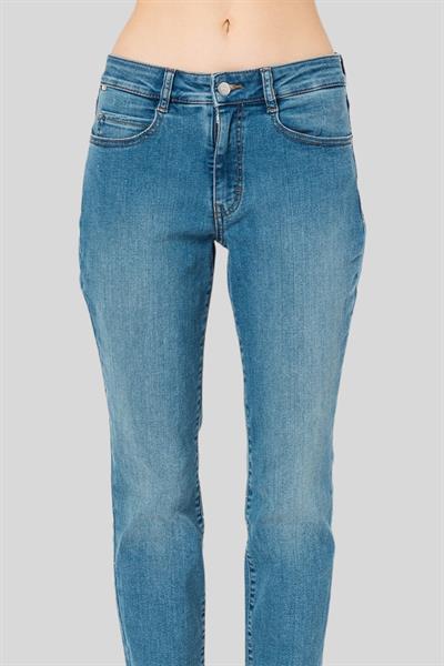 Boss Dar Kesim Kadın Jean Pantolon Mavi 433