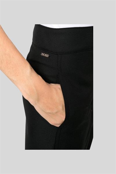 Boss Dokuma Kumaş Düz Model Kadın Pantolon Siyah