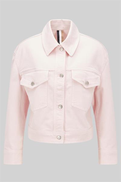 Boss Düşük Kollu Jean Kadın Ceket Pembe