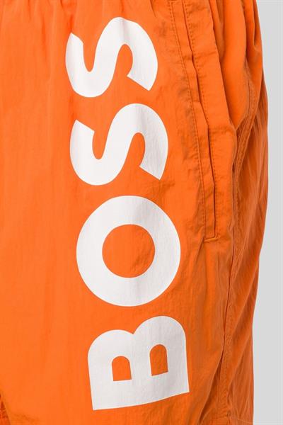Boss Erkek Baskılı Deniz Şortu Turuncu 829