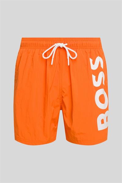 Boss Erkek Baskılı Deniz Şortu Turuncu 829