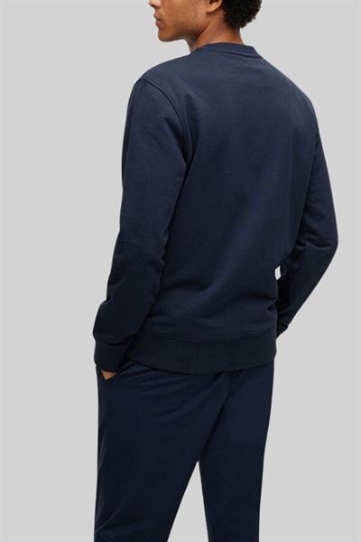 Boss Erkek Bisiklet Yaka Sweatshirt Lacivert 404