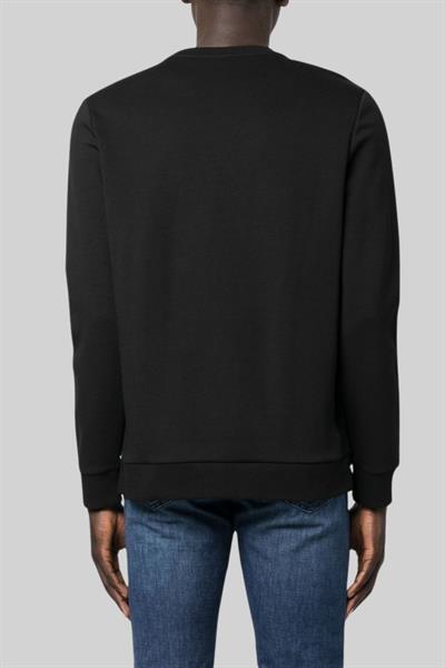 Boss Erkek Bisiklet Yaka Sweatshirt Siyah