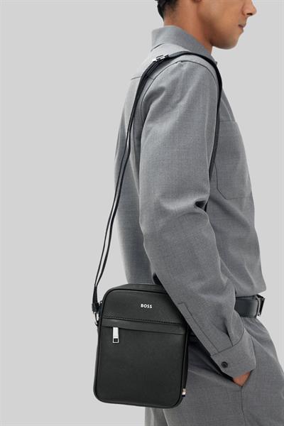 Boss Erkek Çapraz Omuz Çantası Siyah