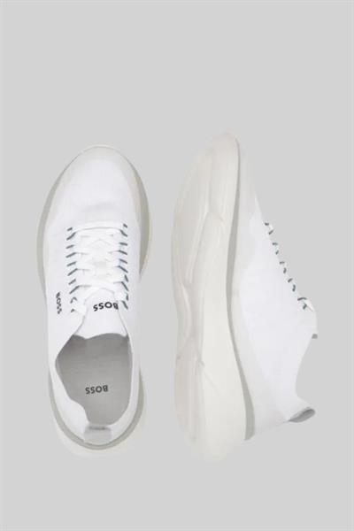 Boss Erkek Dean Run Sneaker Beyaz 100