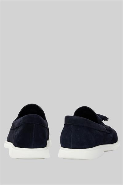 Boss Erkek Deri Loafer Mavi 401
