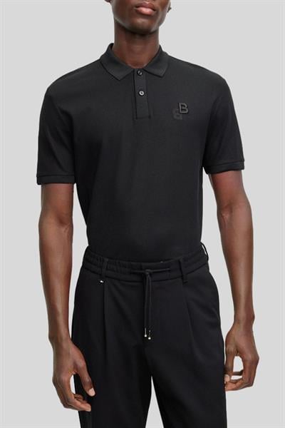 Boss Erkek Kısa Kollu Polo Yaka T-Shirt Siyah