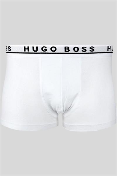 Boss Erkek Logolu Bel Bantlı 3lü Set Streç Pamuklu Boxer Çok Renkli