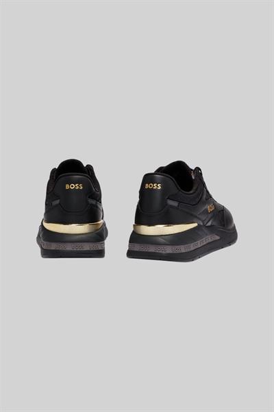 Boss Erkek Logolu Sneaker Ayakkabı Siyah